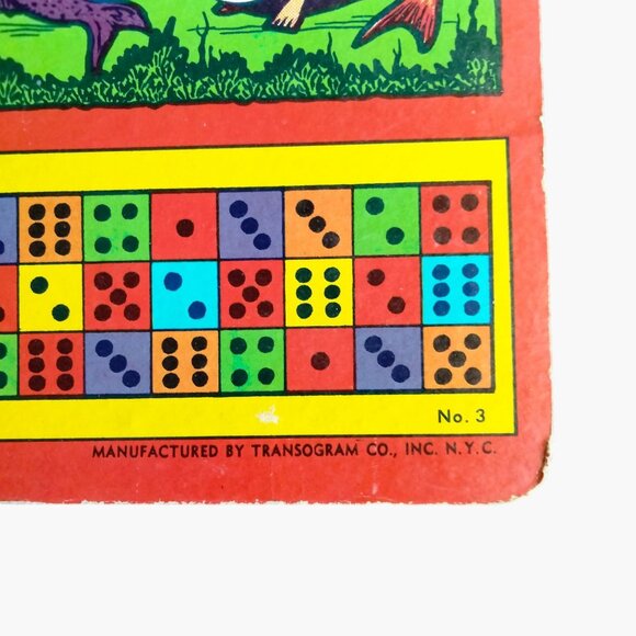 Transogram Co Dog Race Fish Pond Baseball Alley Up Shuffle Board Game Card - Picture 6 of 6